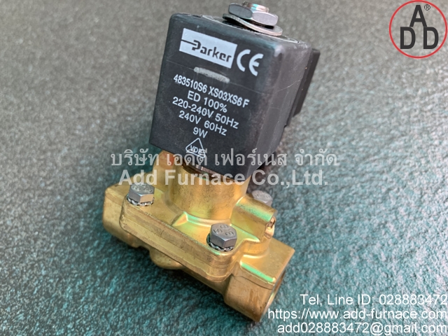 Parker Gas Solenoid Valve 3/8 (11)